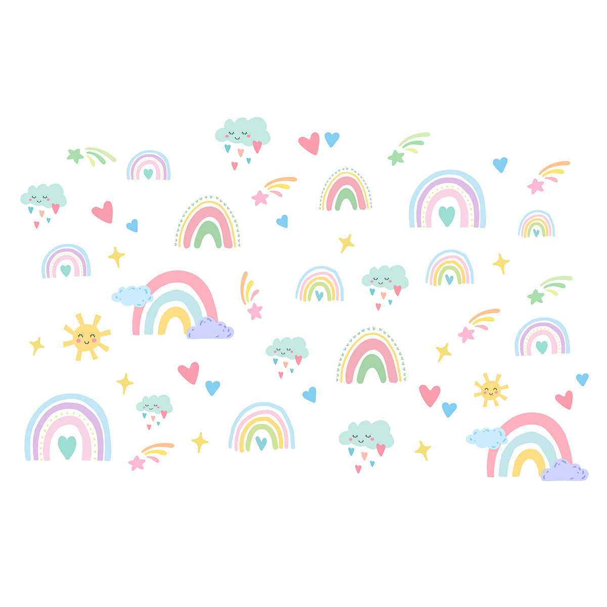 Rainbow wall sticker